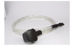 MS HD Power C7 (fig8) to UK 13A plug mains cable. 